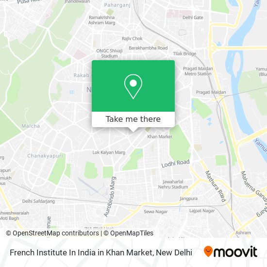 French Institute In India in Khan Market map
