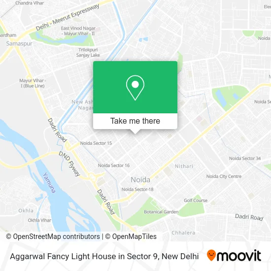 Aggarwal Fancy Light House in Sector 9 map