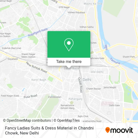 Fancy Ladies Suits & Dress Material in Chandni Chowk map