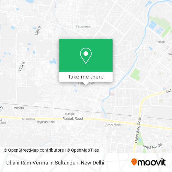 Dhani Ram Verma in Sultanpuri map