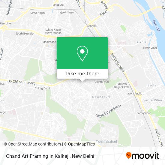 Chand Art Framing in Kalkaji map