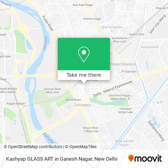 Kashyap GLASS ART in Ganesh Nagar map