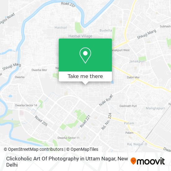 Clickoholic Art Of Photography in Uttam Nagar map