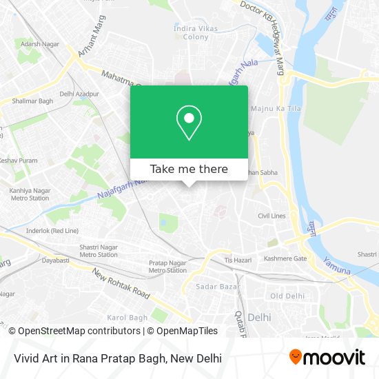 Vivid Art in Rana Pratap Bagh map
