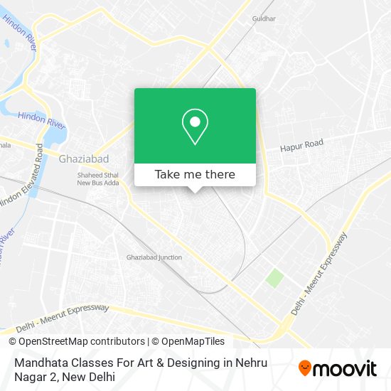 Mandhata Classes For Art & Designing in Nehru Nagar 2 map
