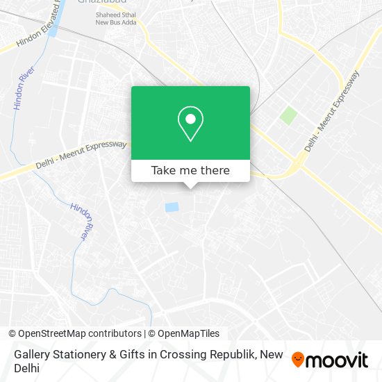 Gallery Stationery & Gifts in Crossing Republik map