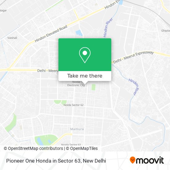 Pioneer One Honda in Sector 63 map