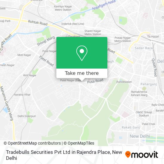 Tradebulls Securities Pvt Ltd in Rajendra Place map