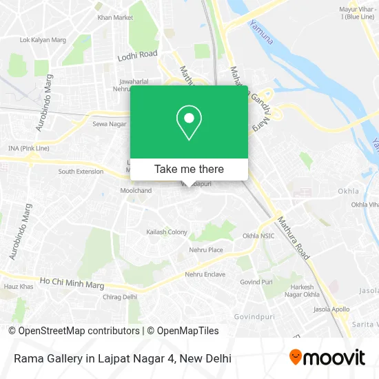 Rama Gallery in Lajpat Nagar 4 map