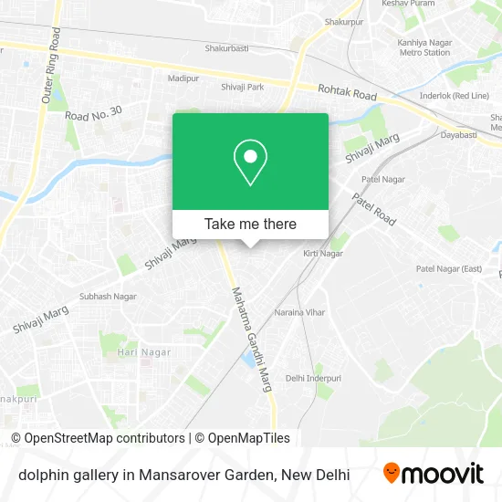 dolphin gallery in Mansarover Garden map