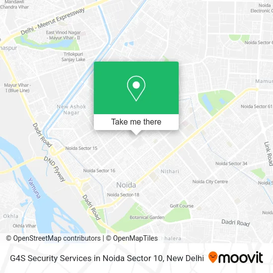 G4S Security Services in Noida Sector 10 map