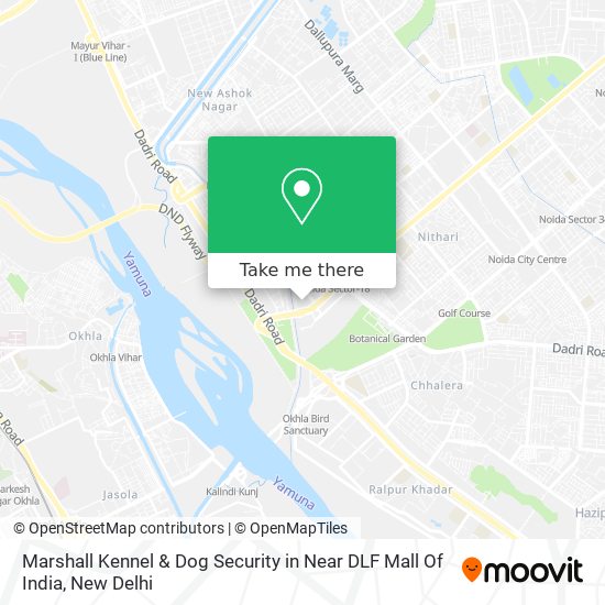 Marshall Kennel & Dog Security in Near DLF Mall Of India map