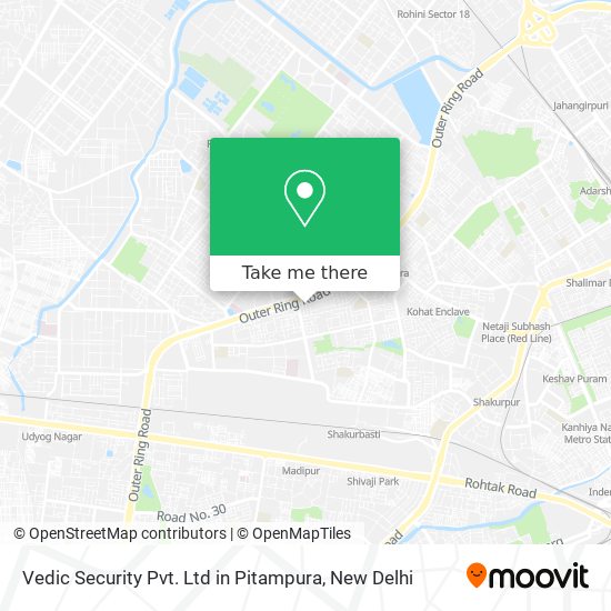 Vedic Security Pvt. Ltd in Pitampura map