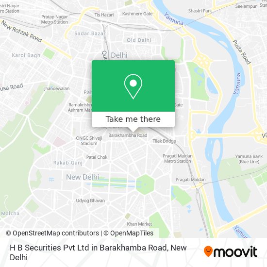 H B Securities Pvt Ltd in Barakhamba Road map