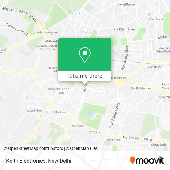 Keith Electronics map