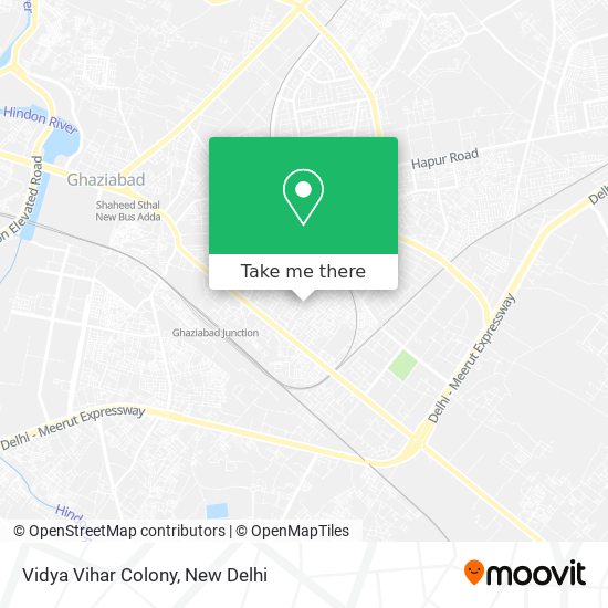 Vidya Vihar Colony map