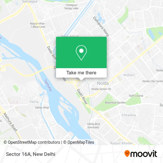 Sector 16A map