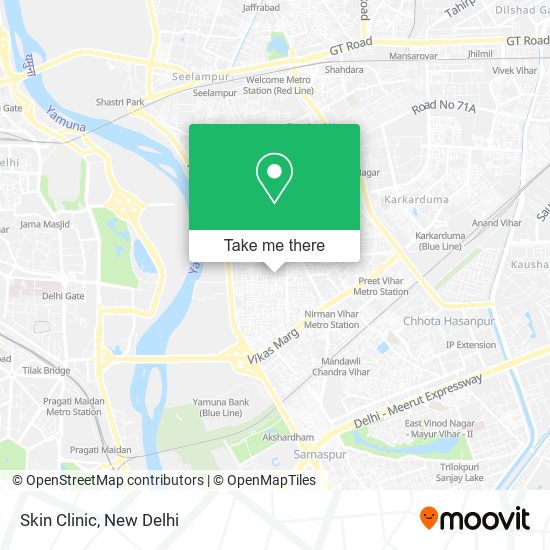 Skin Clinic map