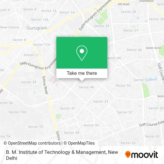 B. M. Institute of Technology & Management map