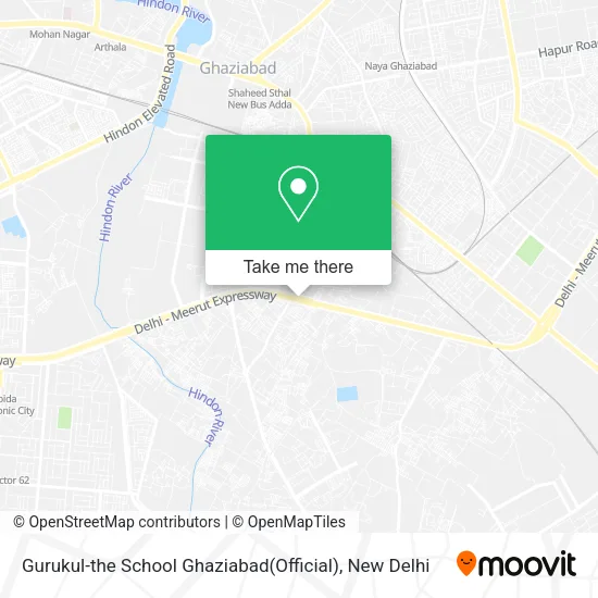 Gurukul-the School Ghaziabad(Official) map