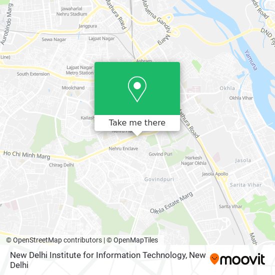New Delhi Institute for Information Technology map