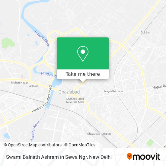 Swami Balnath Ashram in Sewa Ngr map
