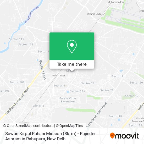 Sawan Kirpal Ruhani Mission (Skrm) - Rajinder Ashram in Rabupura map