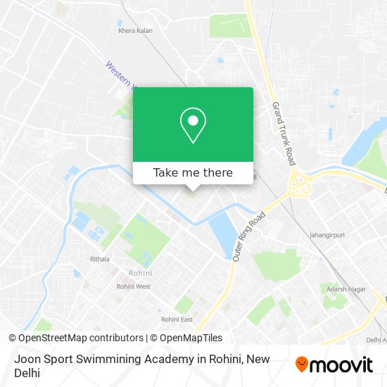 Joon Sport Swimmining Academy in Rohini map