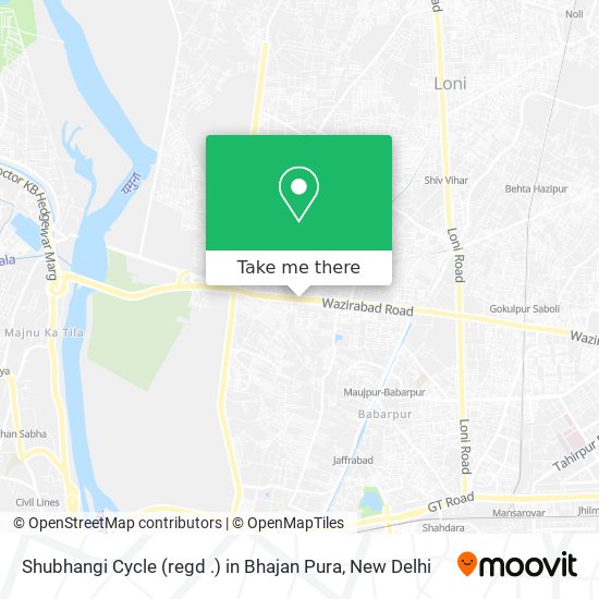 Shubhangi Cycle (regd .) in Bhajan Pura map