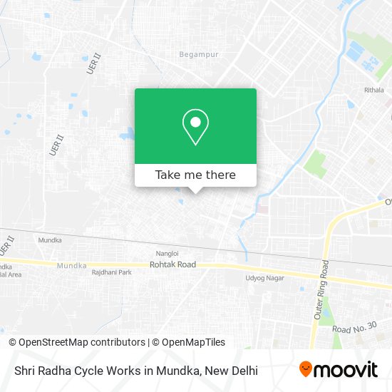 Shri Radha Cycle Works in Mundka map