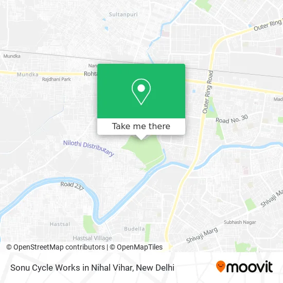 Sonu Cycle Works in Nihal Vihar map