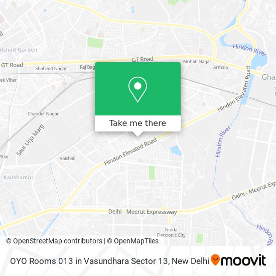 OYO Rooms 013 in Vasundhara Sector 13 map