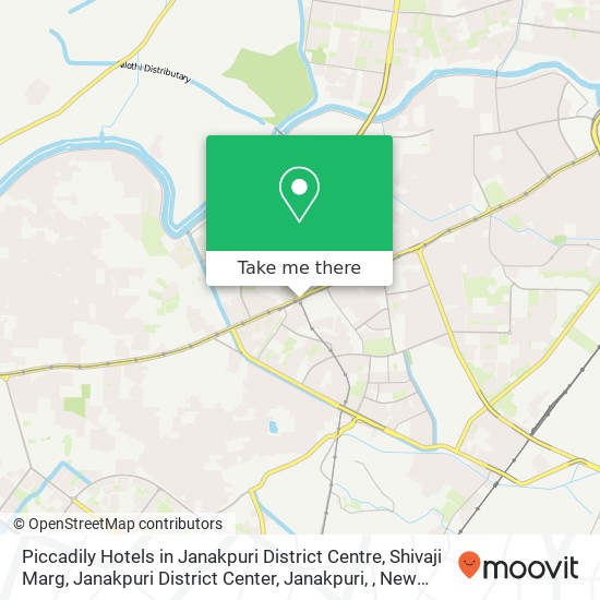 Piccadily Hotels in Janakpuri District Centre, Shivaji Marg, Janakpuri District Center, Janakpuri, map