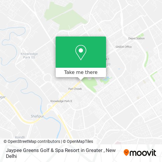 Jaypee Greens Golf & Spa Resort in Greater map