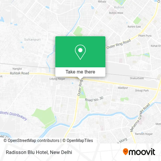 Radisson Blu Hotel map
