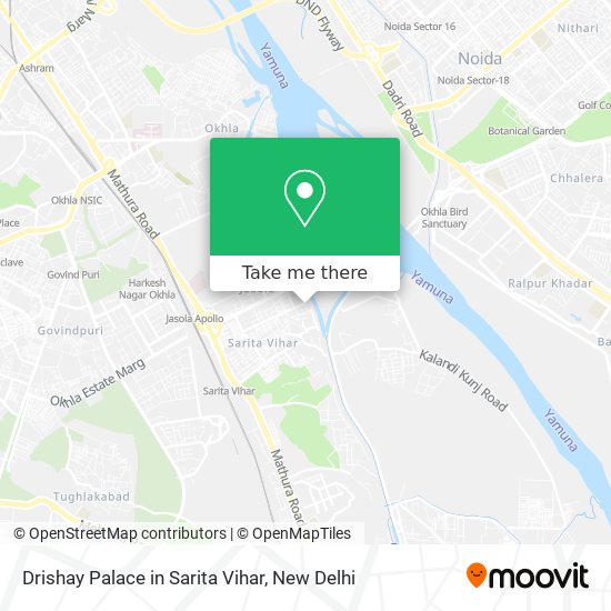 Drishay Palace in Sarita Vihar map