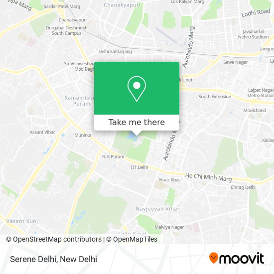 Serene Delhi map