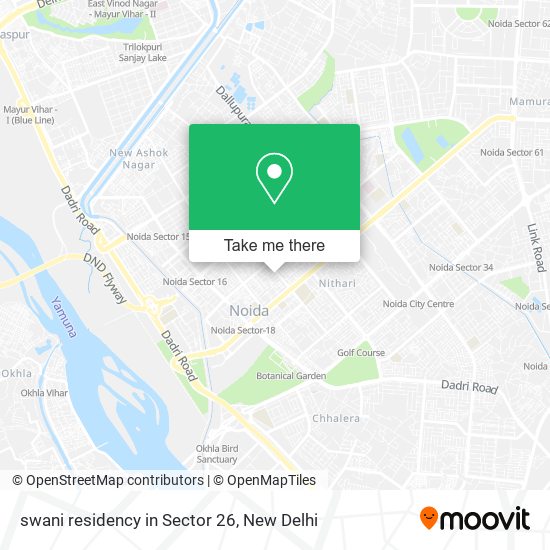 swani residency in Sector 26 map