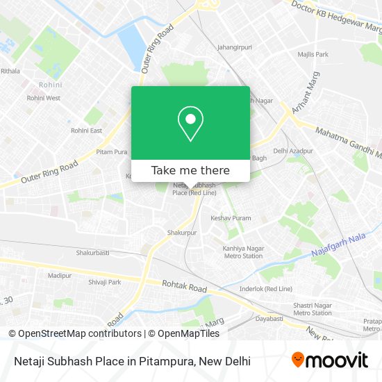 How to get to Netaji Subhash Place in Pitampura in Delhi by Bus, Metro ...