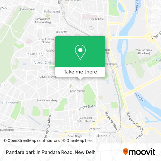 Pandara park in Pandara Road map