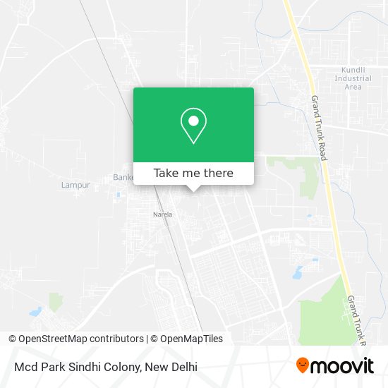 Mcd Park Sindhi Colony map
