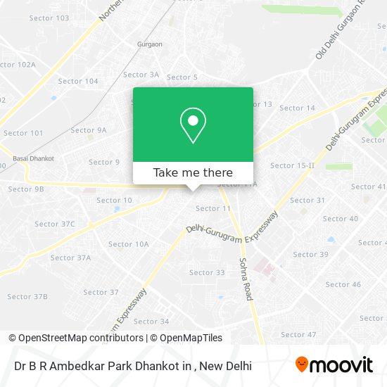Dr B R Ambedkar Park Dhankot in map