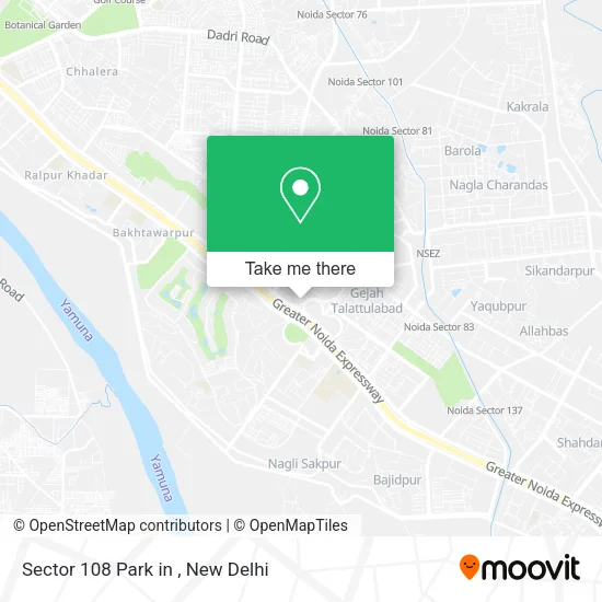 Sector 108 Park in map