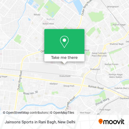 Jainsons Sports in Rani Bagh map