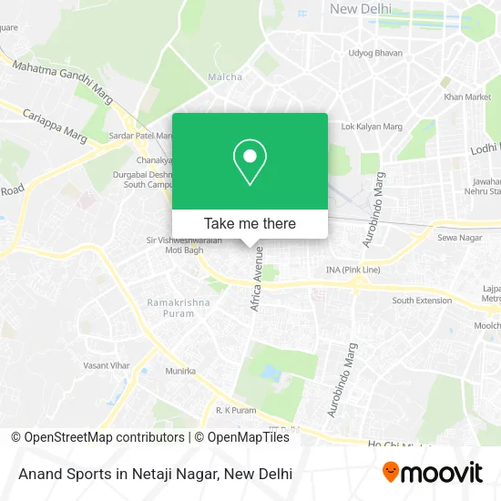 Anand Sports in Netaji Nagar map