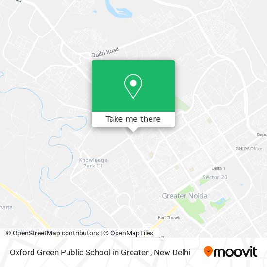 Oxford Green Public School in Greater map