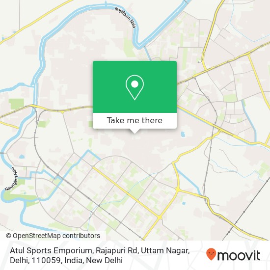 Atul Sports Emporium, Rajapuri Rd, Uttam Nagar, Delhi, 110059, India map