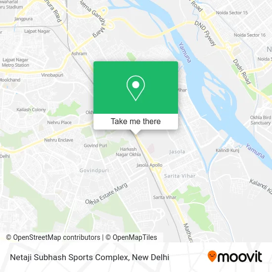 Netaji Subhash Sports Complex map