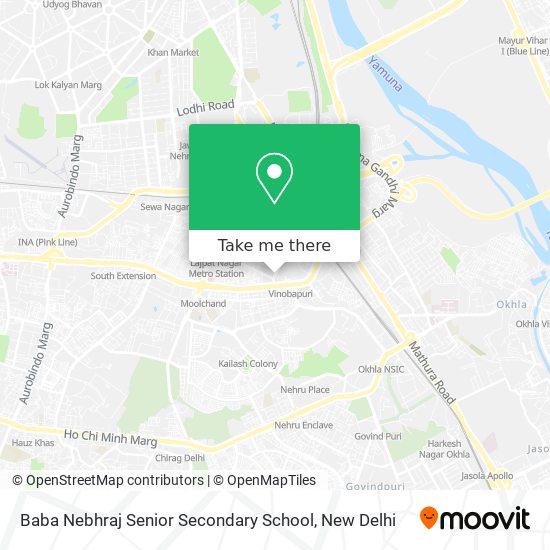 Baba Nebhraj Senior Secondary School map