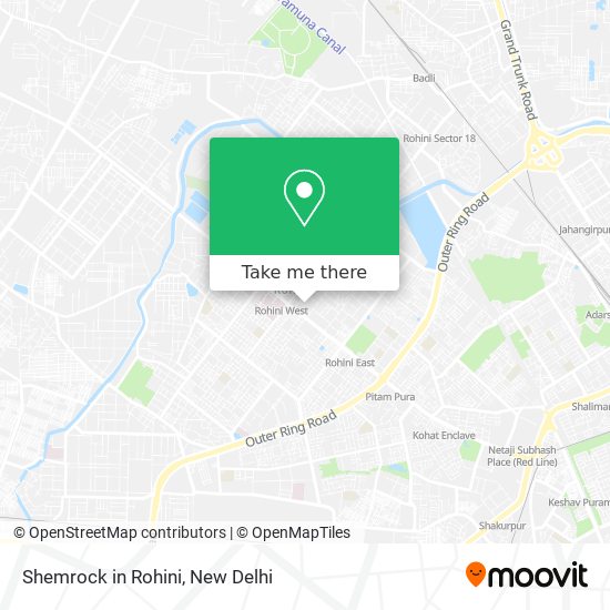 Shemrock in Rohini map